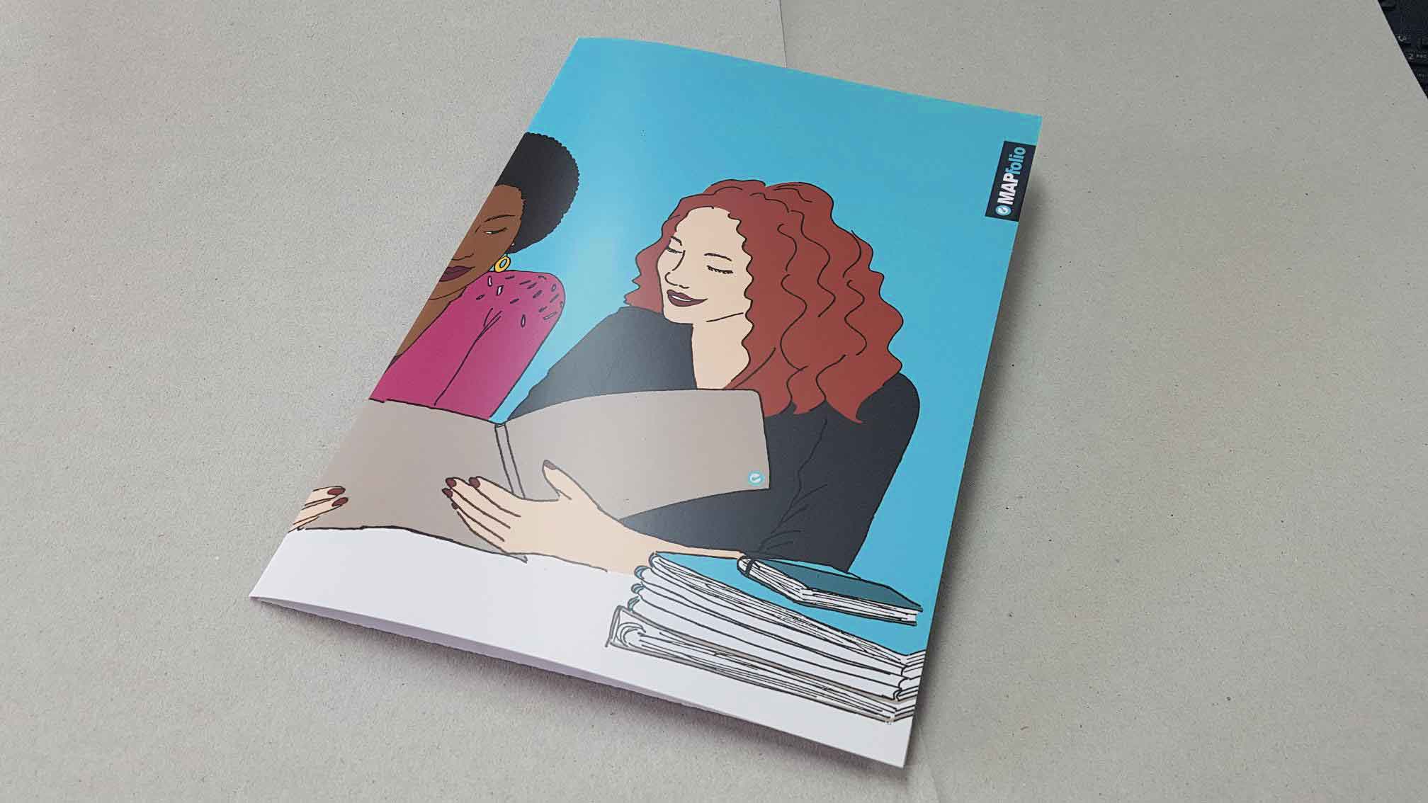 MAPfolio presentatiemap afbeelding gevouwen